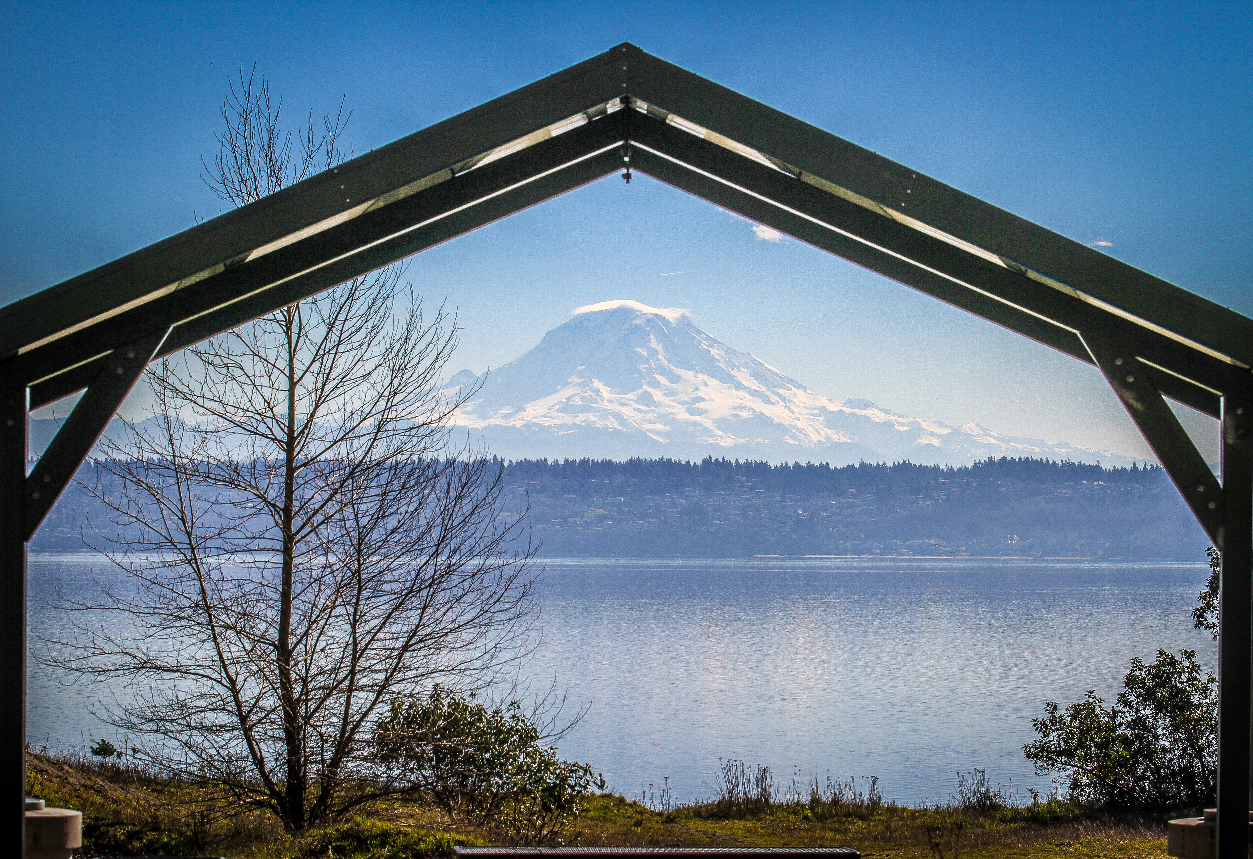 New Maury Island Shelter – Rainier in HD