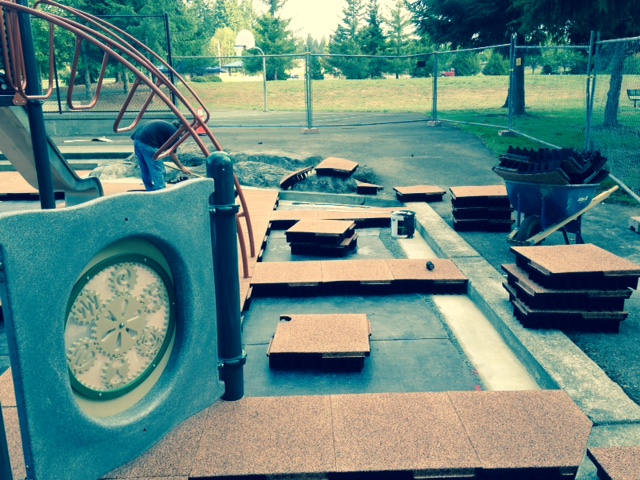 Playground construction update