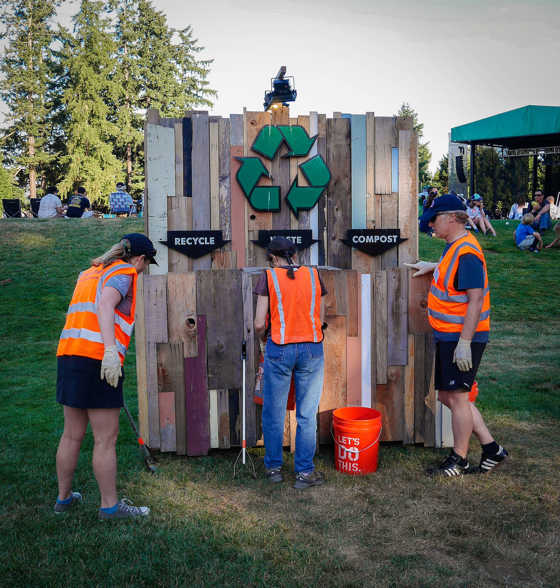 Compost. Recycle. Get your groove on (for free). Rinse. Repeat.