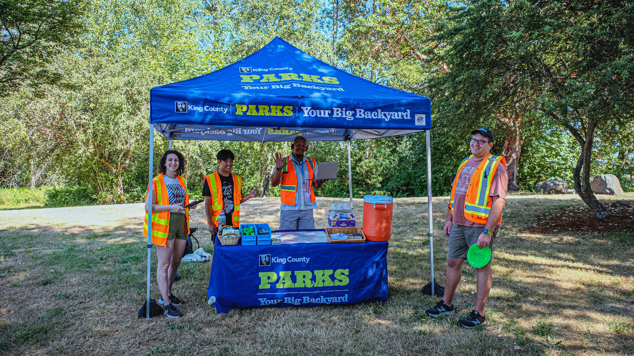 Celebrating the launch of King County Parks’ Mobile Engagement Team and its first cohort of interns